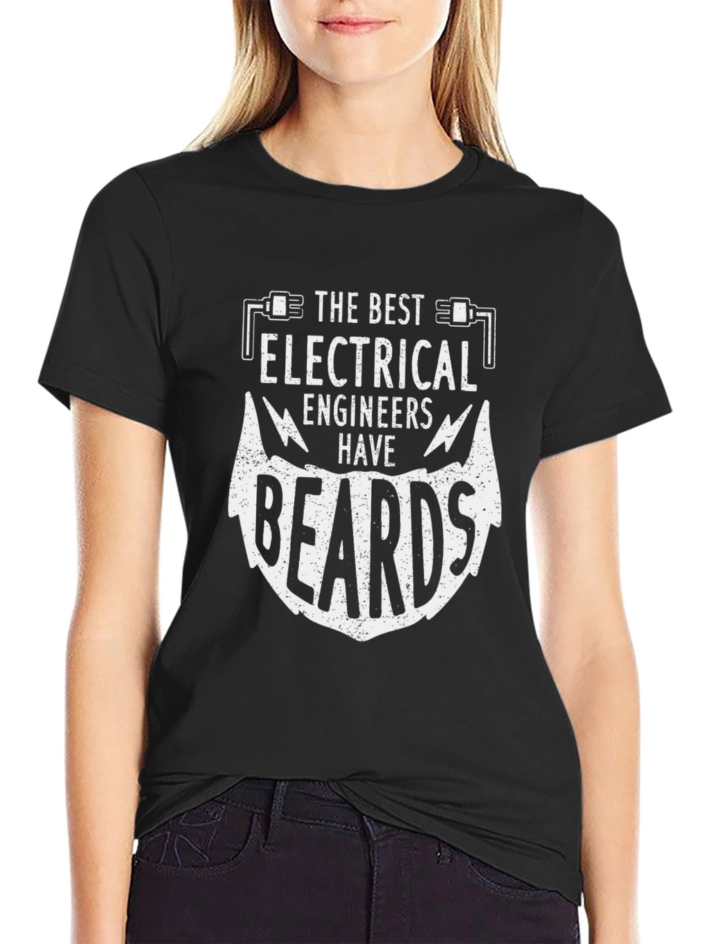 Electrical Engineer Beard Graphic T-Shirt
