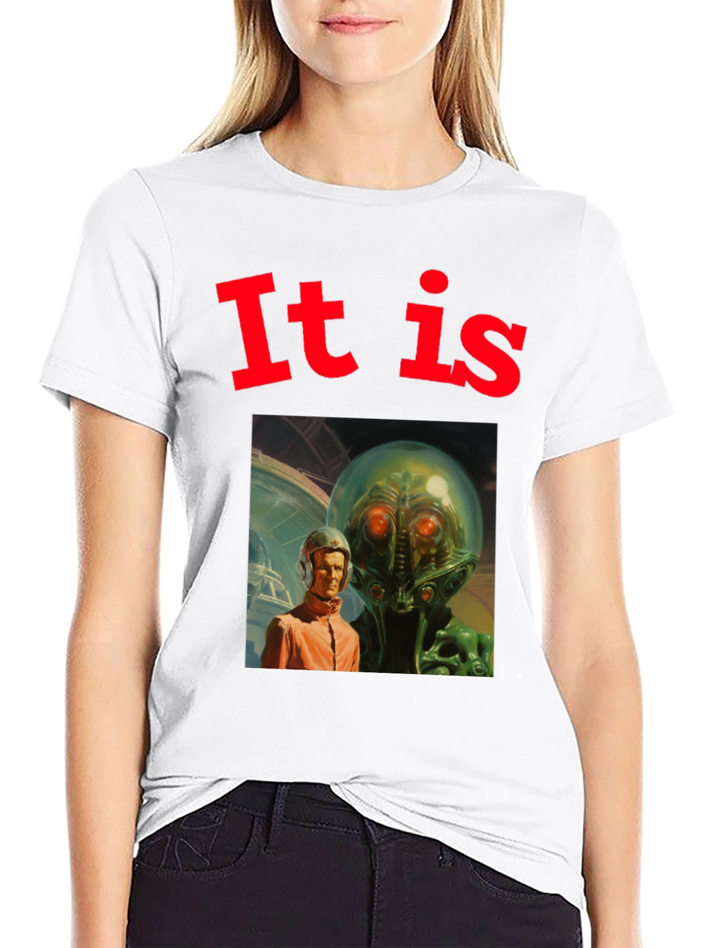 Retro Sci-Fi T-Shirt - It Is Alien Encounter