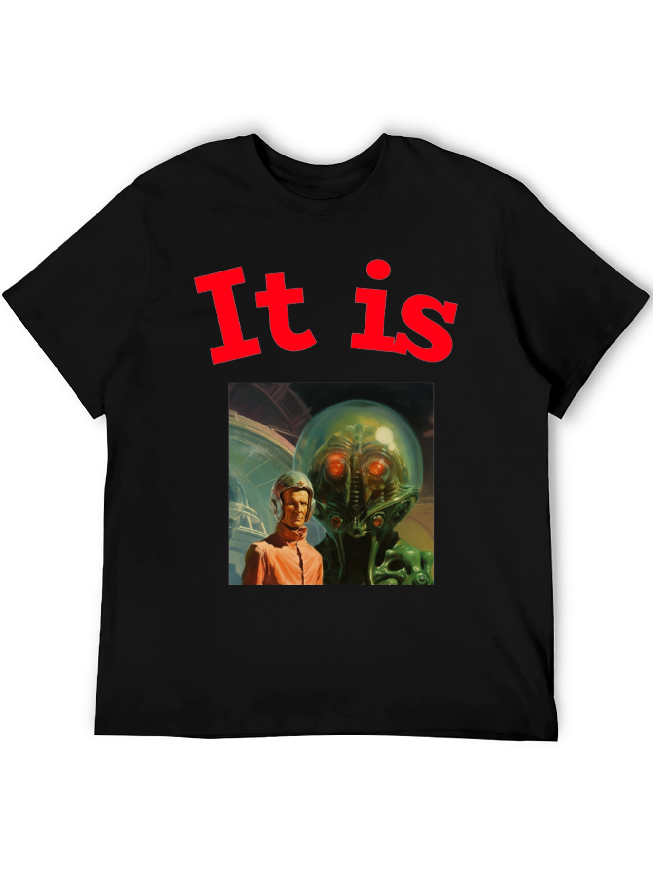 Retro Sci-Fi T-Shirt - It Is Alien Encounter