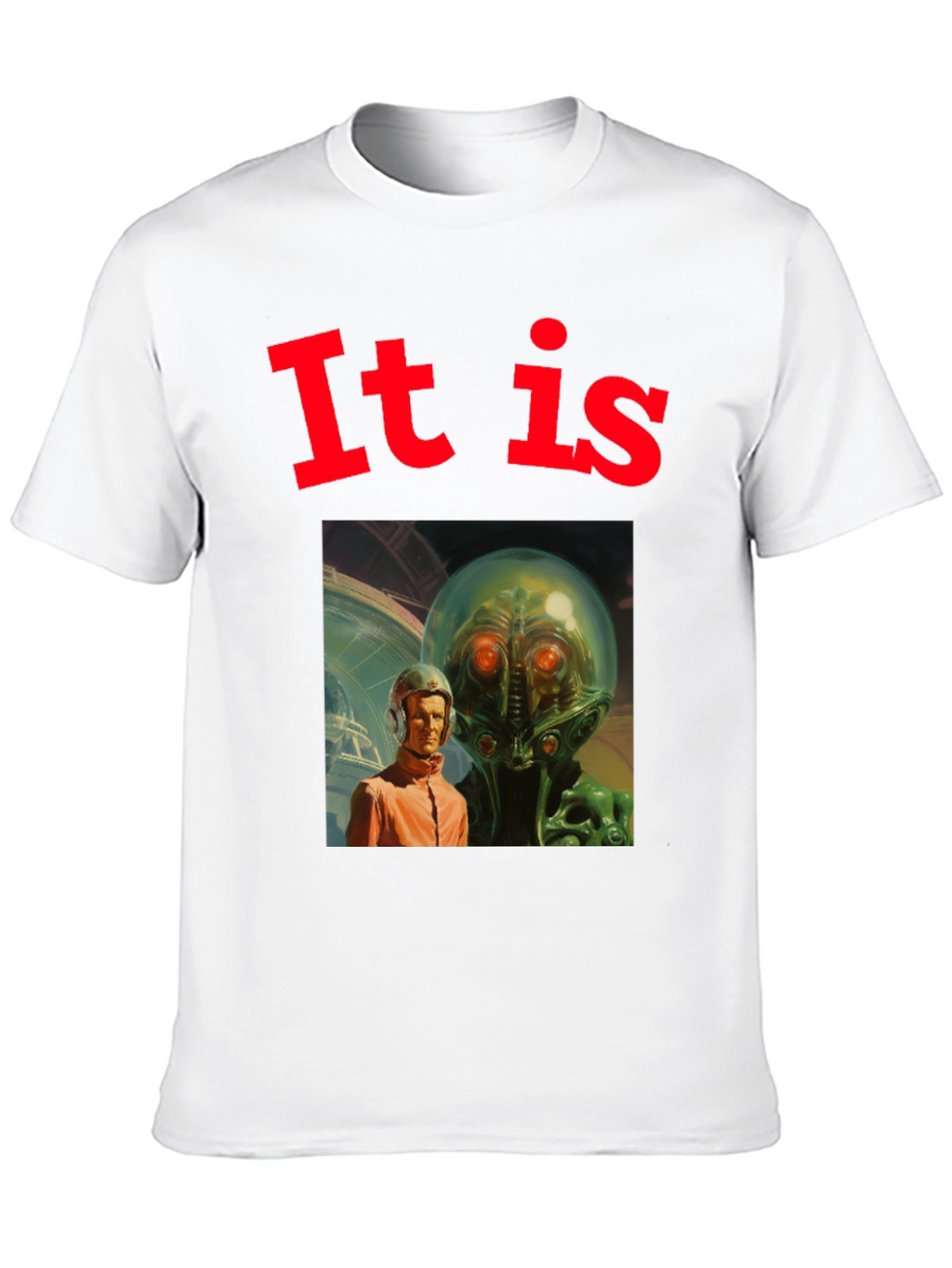Retro Sci-Fi T-Shirt - It Is Alien Encounter