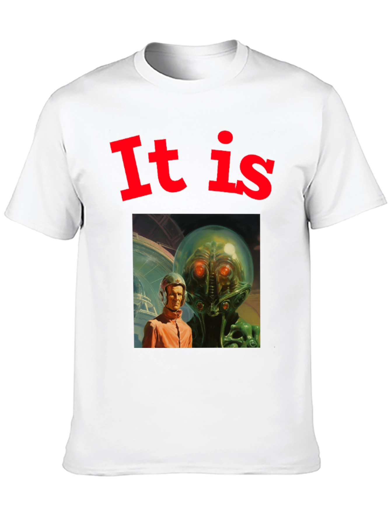 Retro Sci-Fi T-Shirt - It Is Alien Encounter