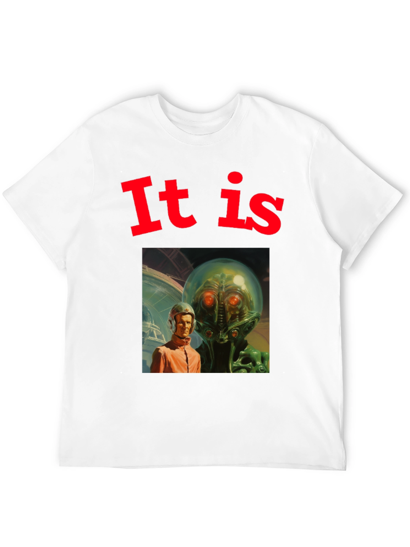 Retro Sci-Fi T-Shirt - It Is Alien Encounter