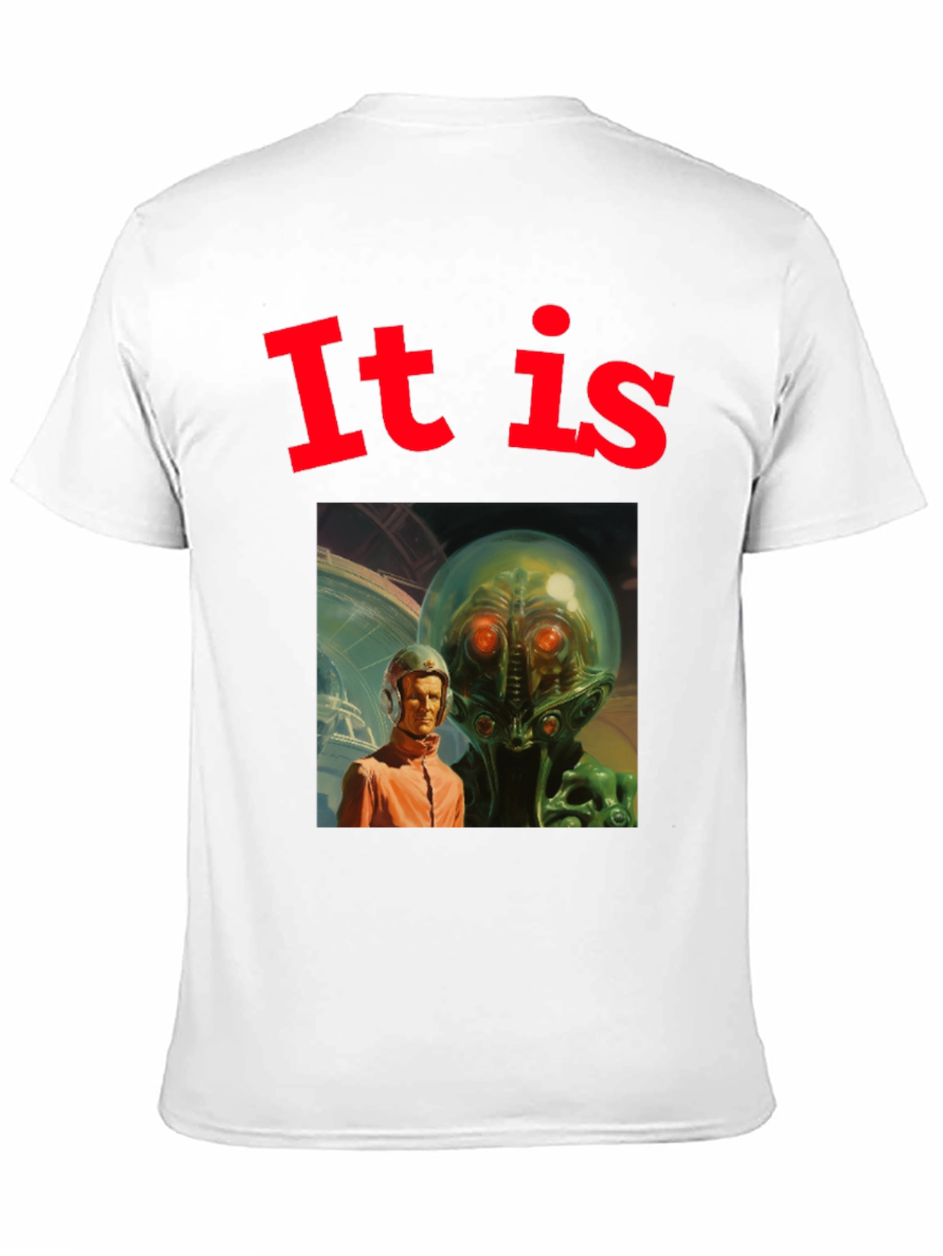 Retro Sci-Fi T-Shirt - It Is Alien Encounter