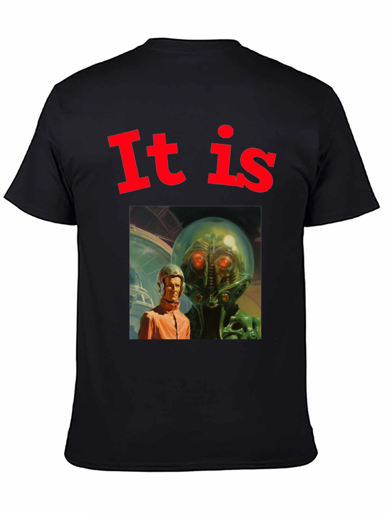 Retro Sci-Fi T-Shirt - It Is Alien Encounter