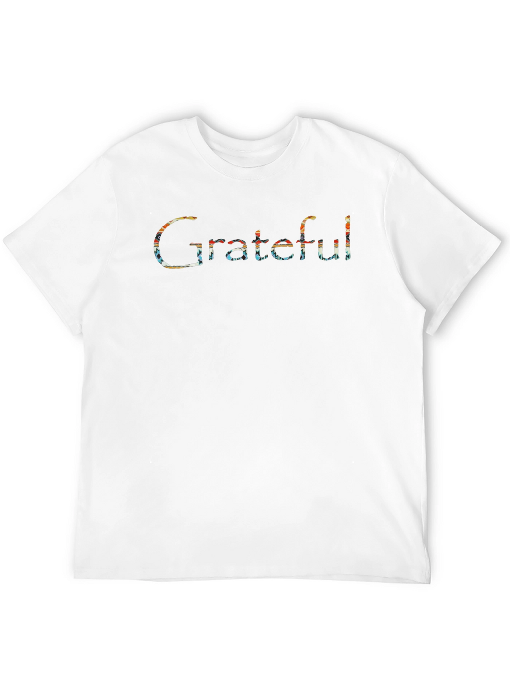 Grateful Graphic Tee - Black Cotton T-Shirt