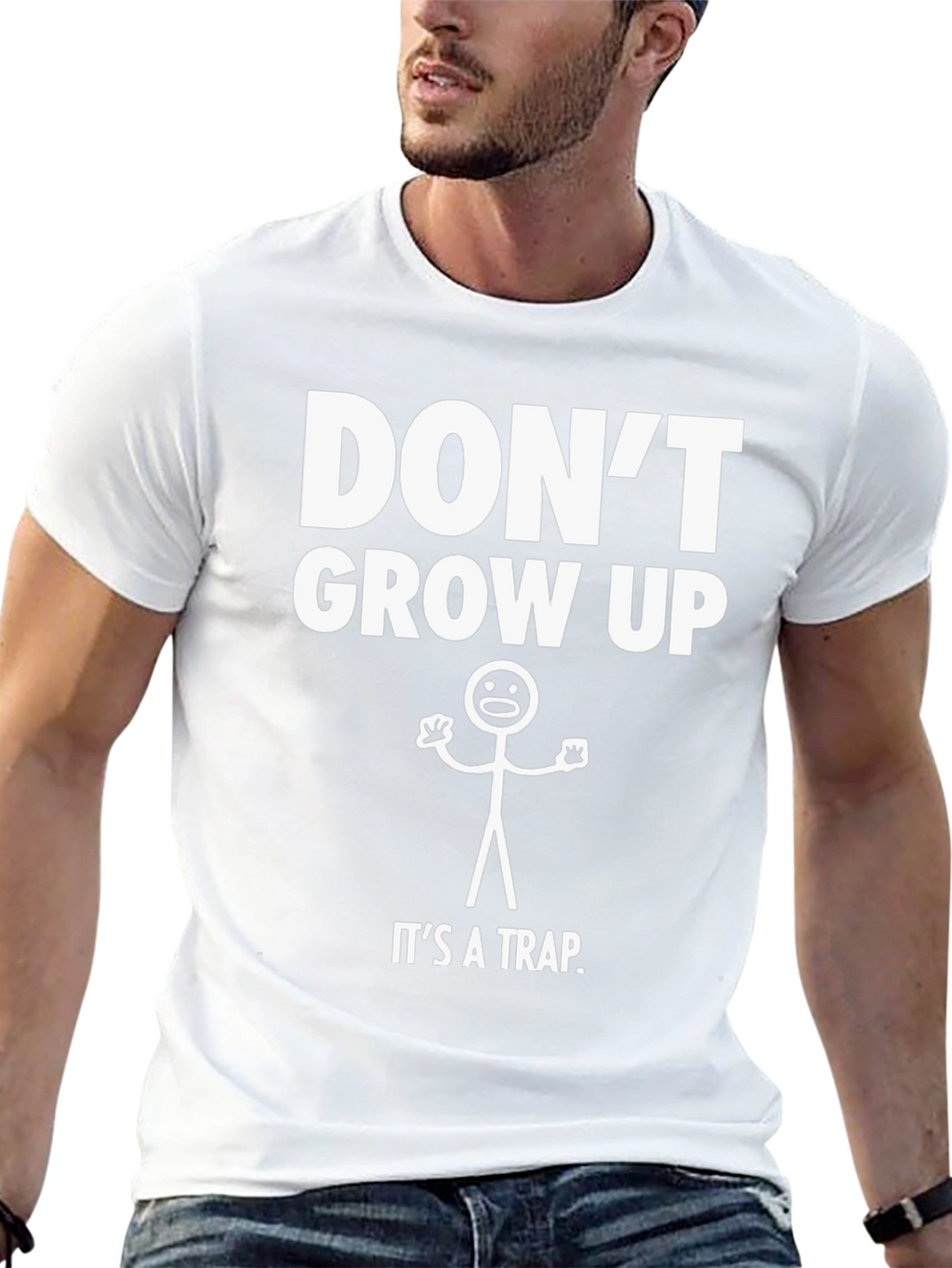 Dont Grow Up T-Shirt - Funny Graphic Tee