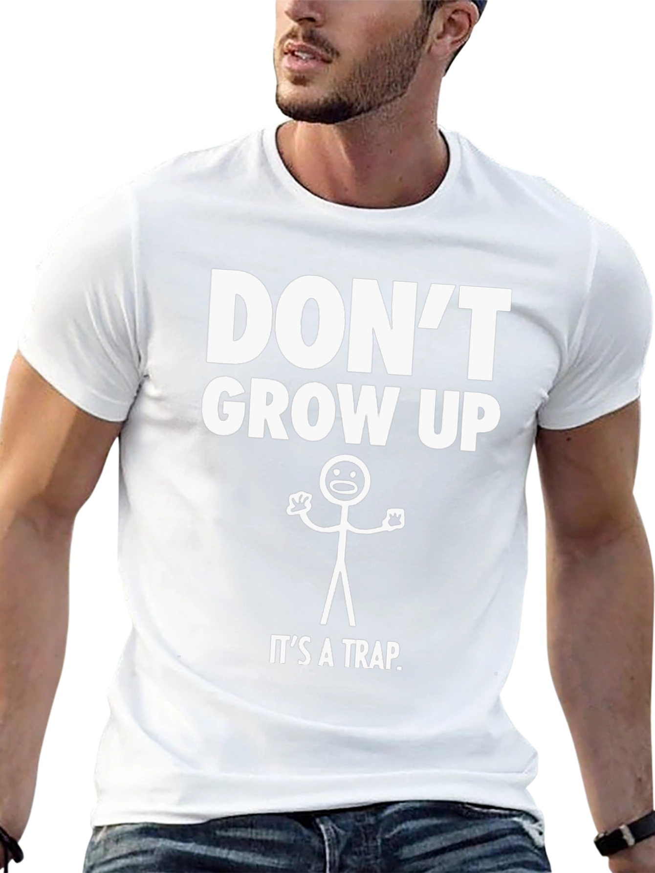 Dont Grow Up T-Shirt - Funny Graphic Tee
