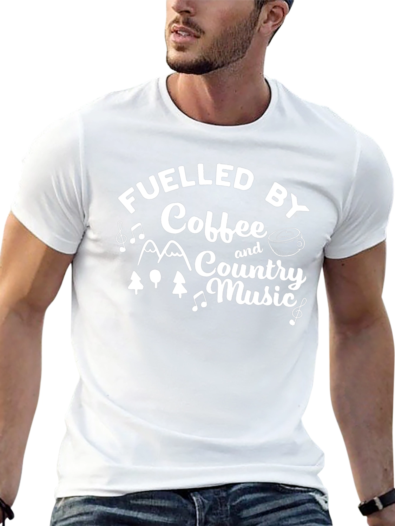 Fueled By Coffee and Country Music T-Shirt