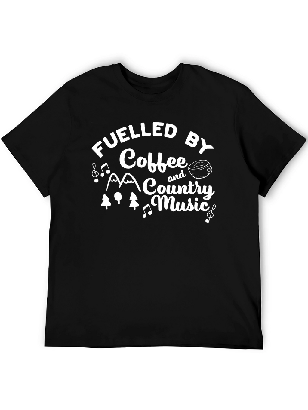 Fueled By Coffee and Country Music T-Shirt