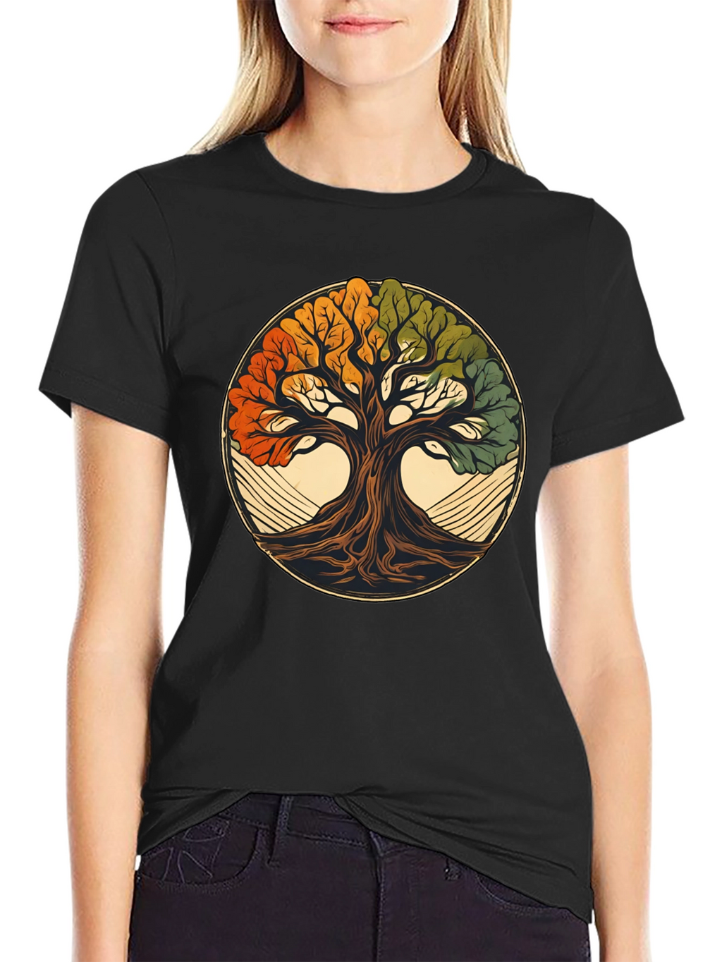 Tree of Life Graphic Tee - Nature Inspired Design