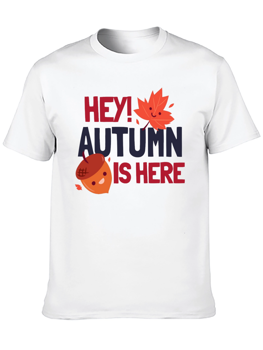 Hey! Autumn Is Here Black Graphic Tee