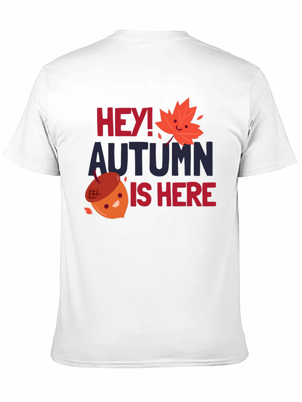 Hey! Autumn Is Here Black Graphic Tee