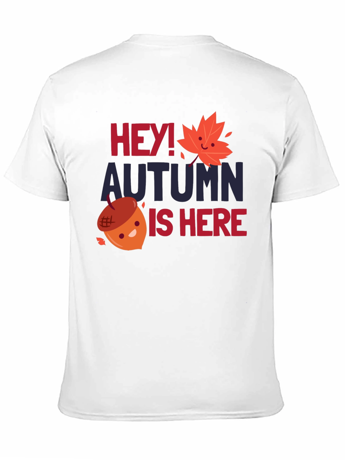 Hey! Autumn Is Here Black Graphic Tee