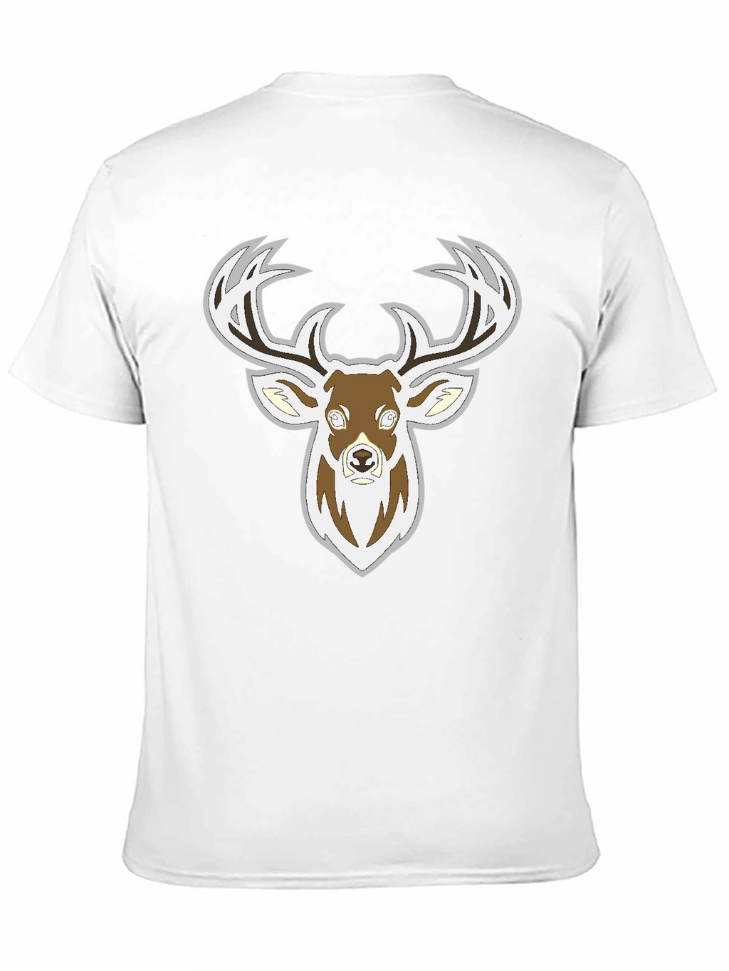 Deer Graphic Black T-Shirt