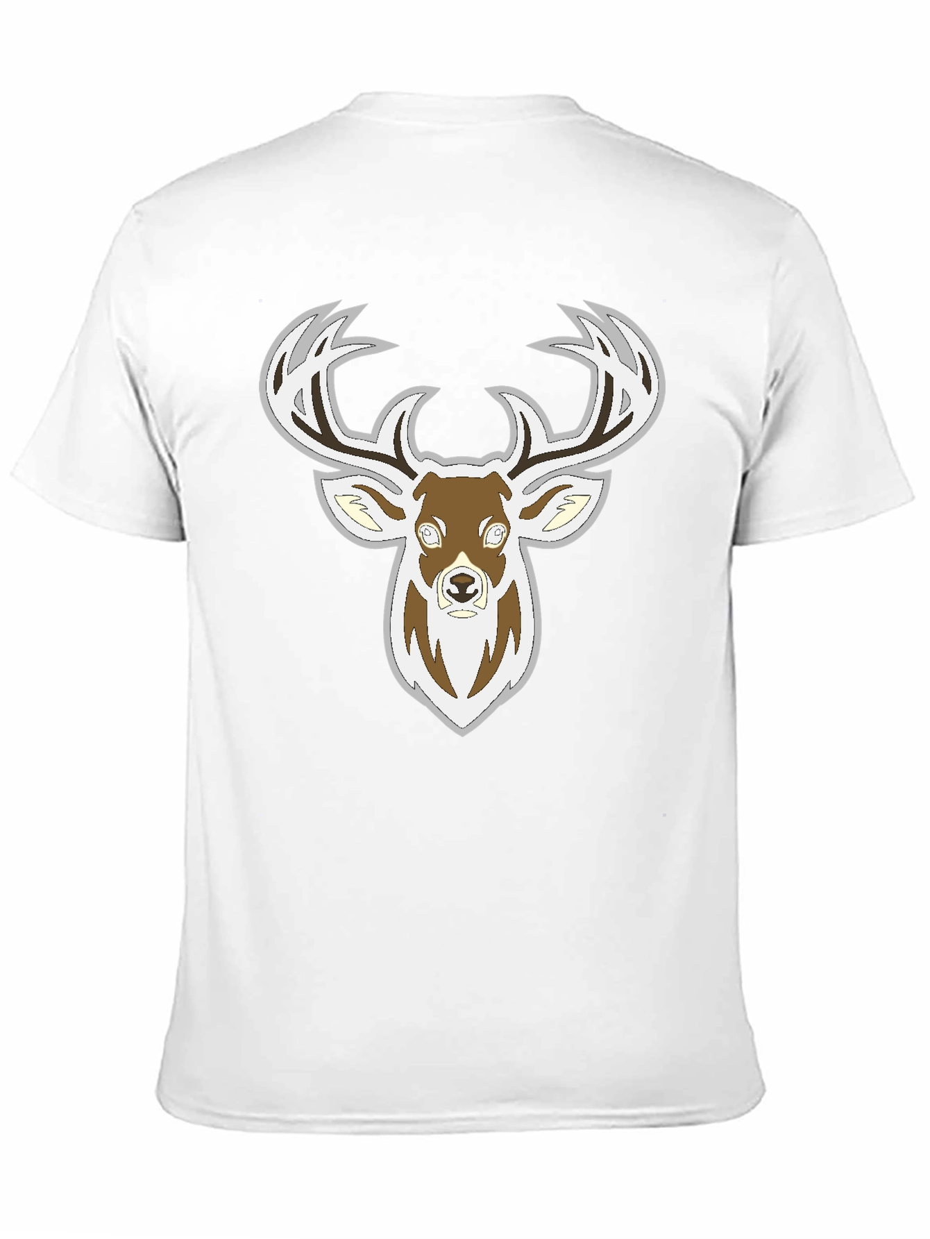 Deer Graphic Black T-Shirt