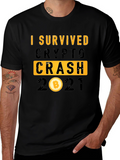 I Survived Crypto Crash 2021 Bitcoin T-Shirt