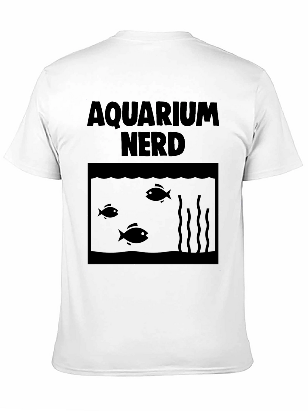 Aquarium Nerd Graphic T-Shirt - Black Cotton Tee