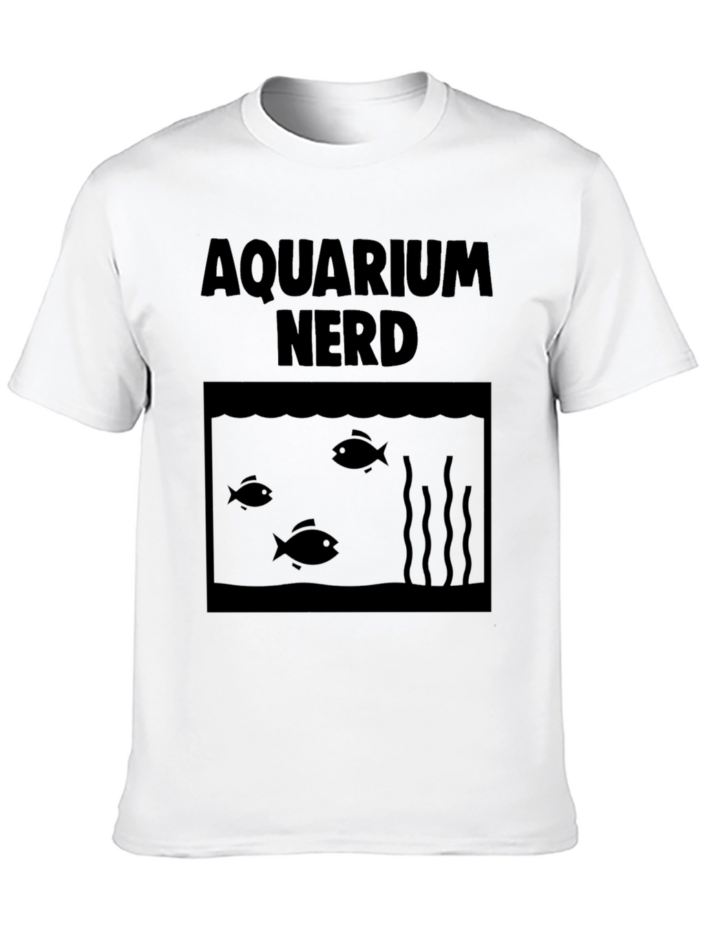 Aquarium Nerd Graphic T-Shirt - Black Cotton Tee