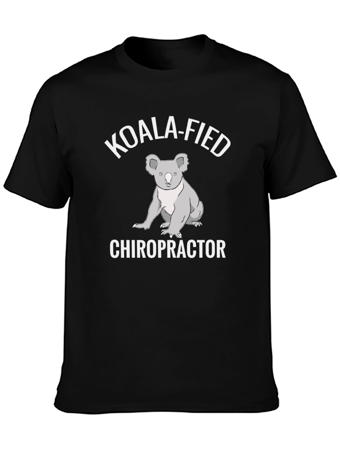 Koala-Fied Chiropractor Graphic Tee - Soft Cotton Shirt
