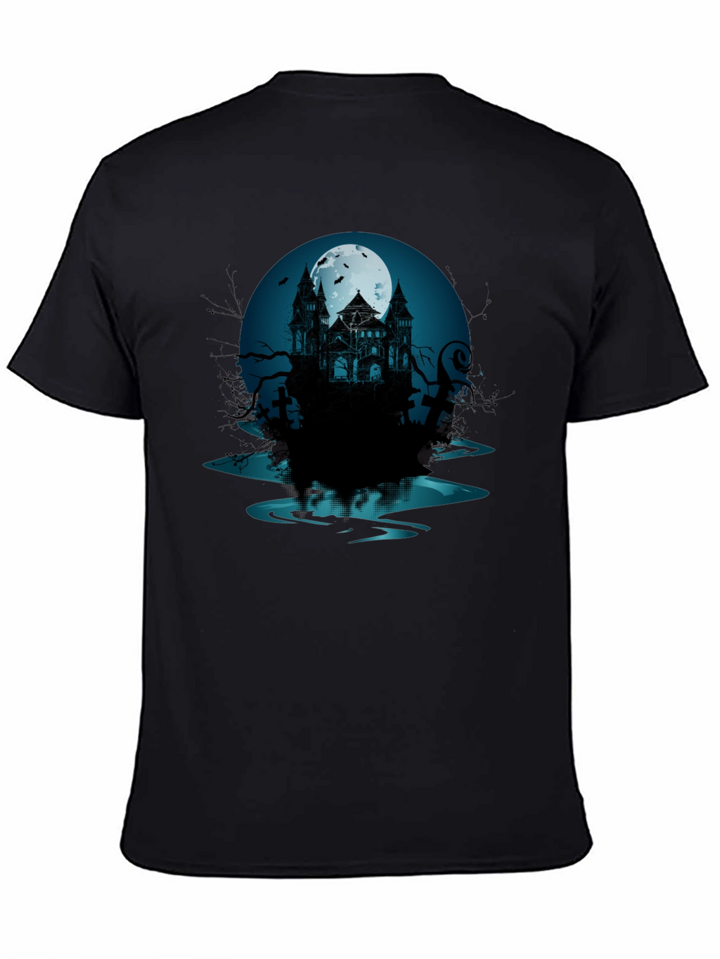 Haunted Mansion Graphic Tee - Spooky Style
