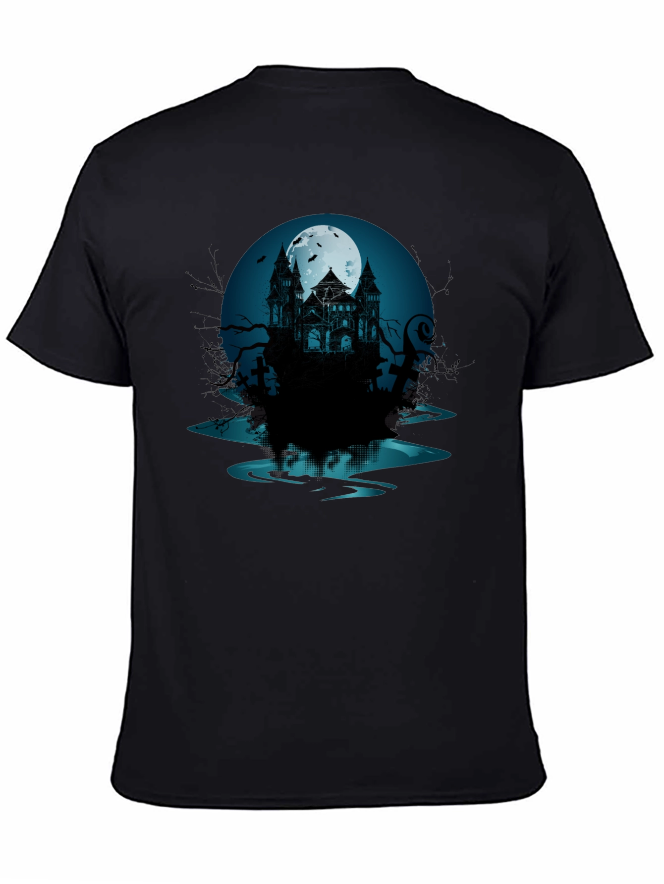Haunted Mansion Graphic Tee - Spooky Style