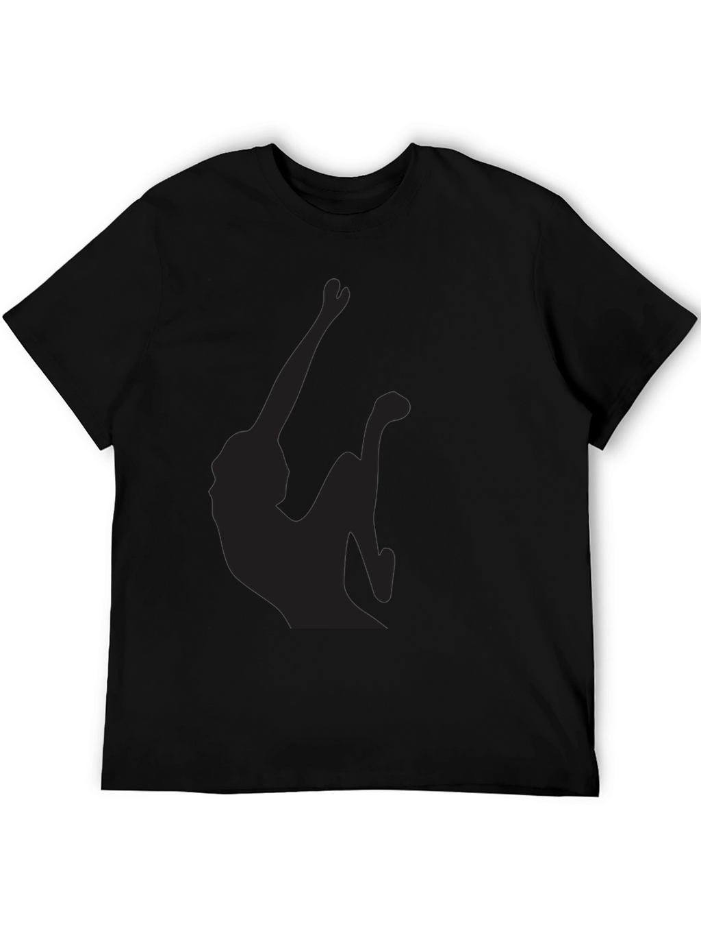 Silhouette Graphic Tee - Black Unisex T-Shirt