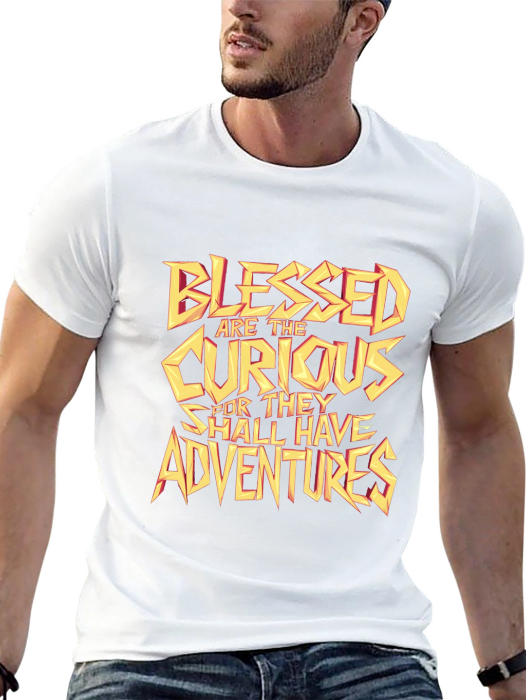 Blessed Are The Curious Graphic T-Shirt