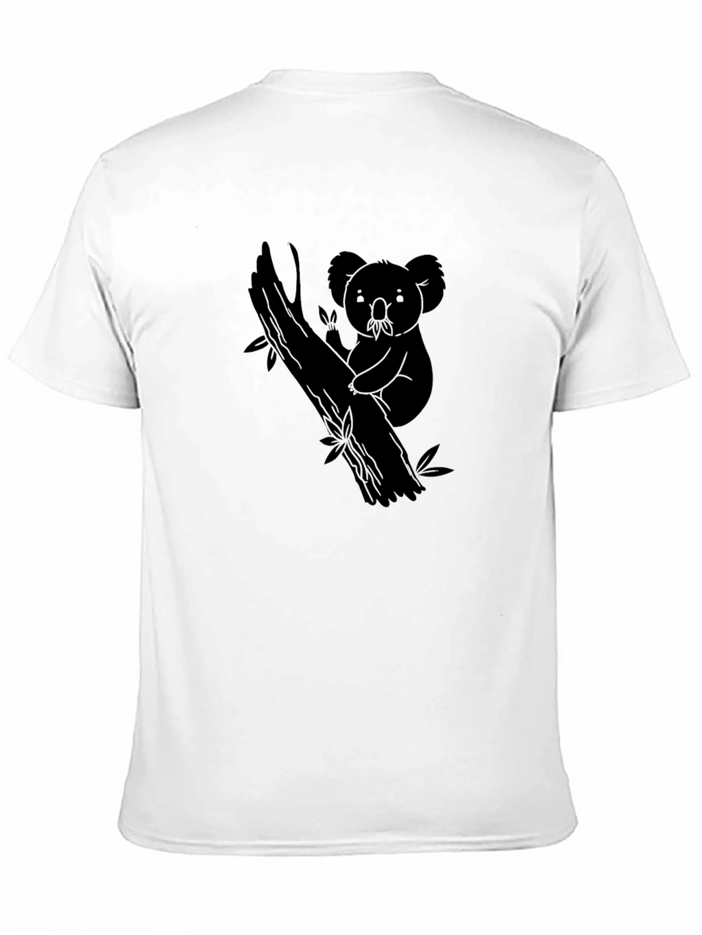 Koala Bear Graphic Tee - Classic Black T-Shirt