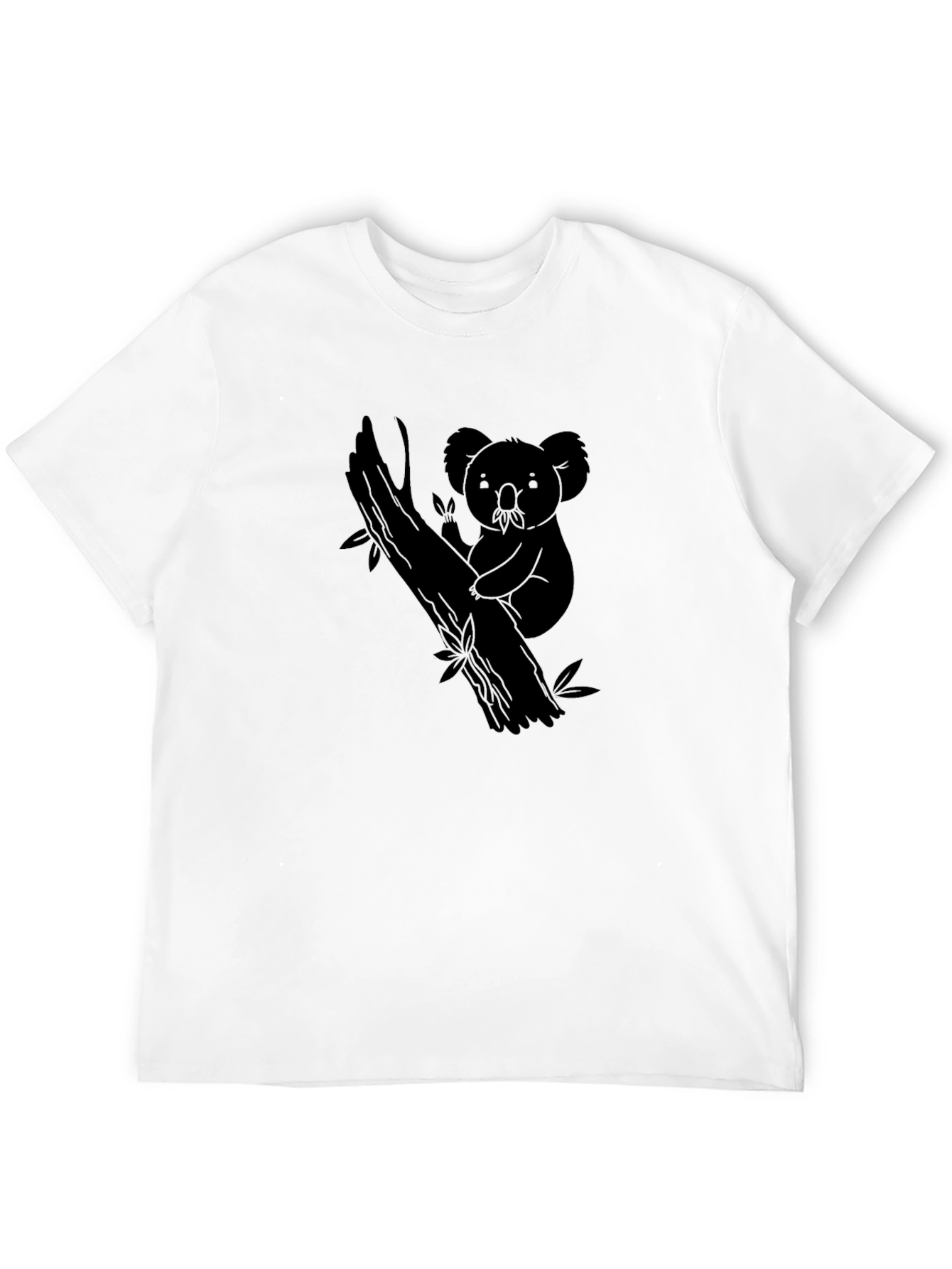 Koala Bear Graphic Tee - Classic Black T-Shirt