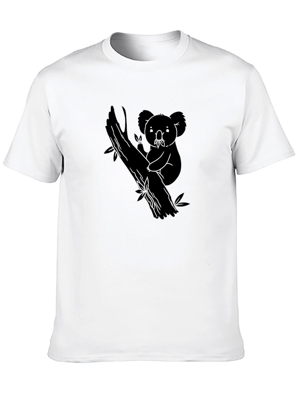 Koala Bear Graphic Tee - Classic Black T-Shirt