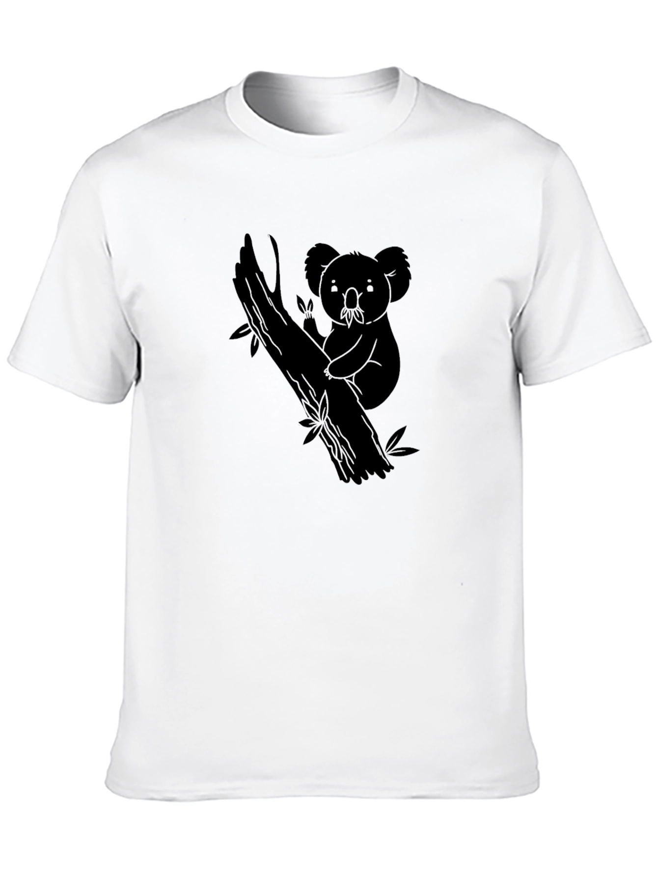 Koala Bear Graphic Tee - Classic Black T-Shirt
