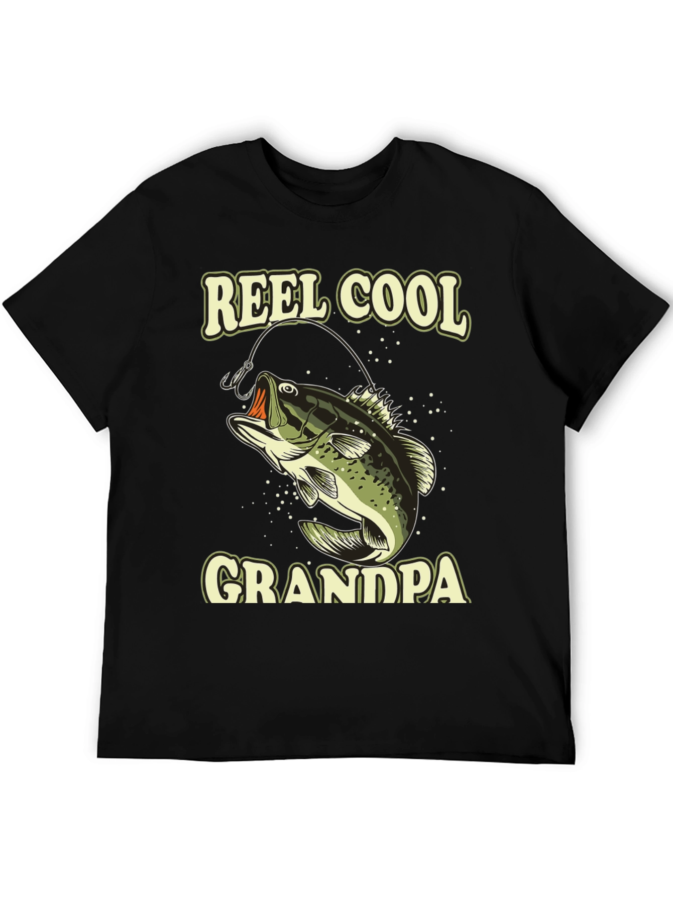 Reel Cool Grandpa Fishing T-Shirt