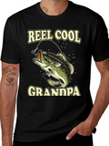 Reel Cool Grandpa Fishing T-Shirt