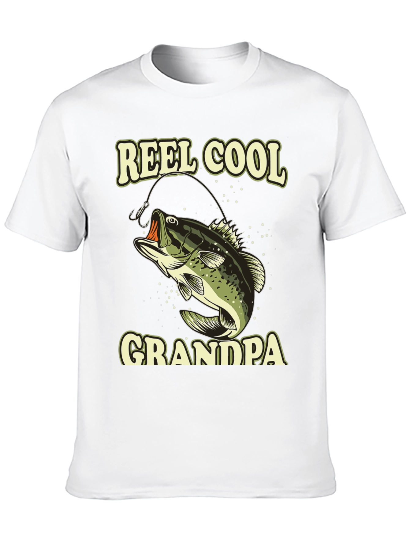 Reel Cool Grandpa Fishing T-Shirt