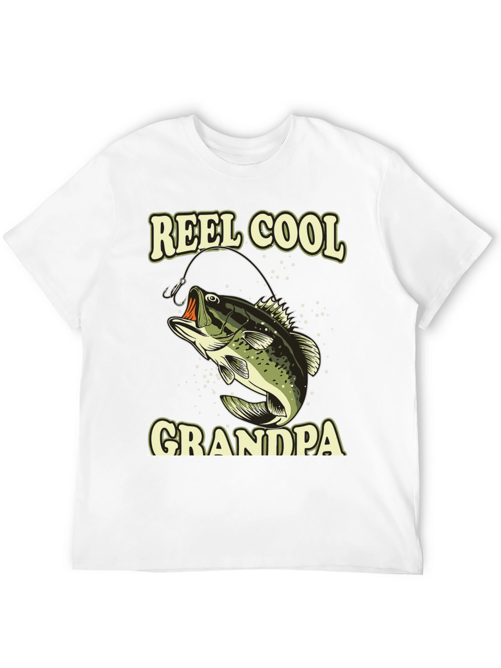 Reel Cool Grandpa Fishing T-Shirt