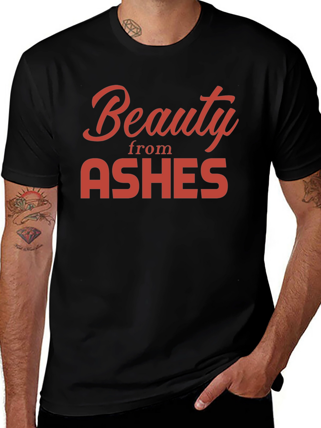 Beauty from Ashes Graphic T-Shirt - Soft Cotton Blend