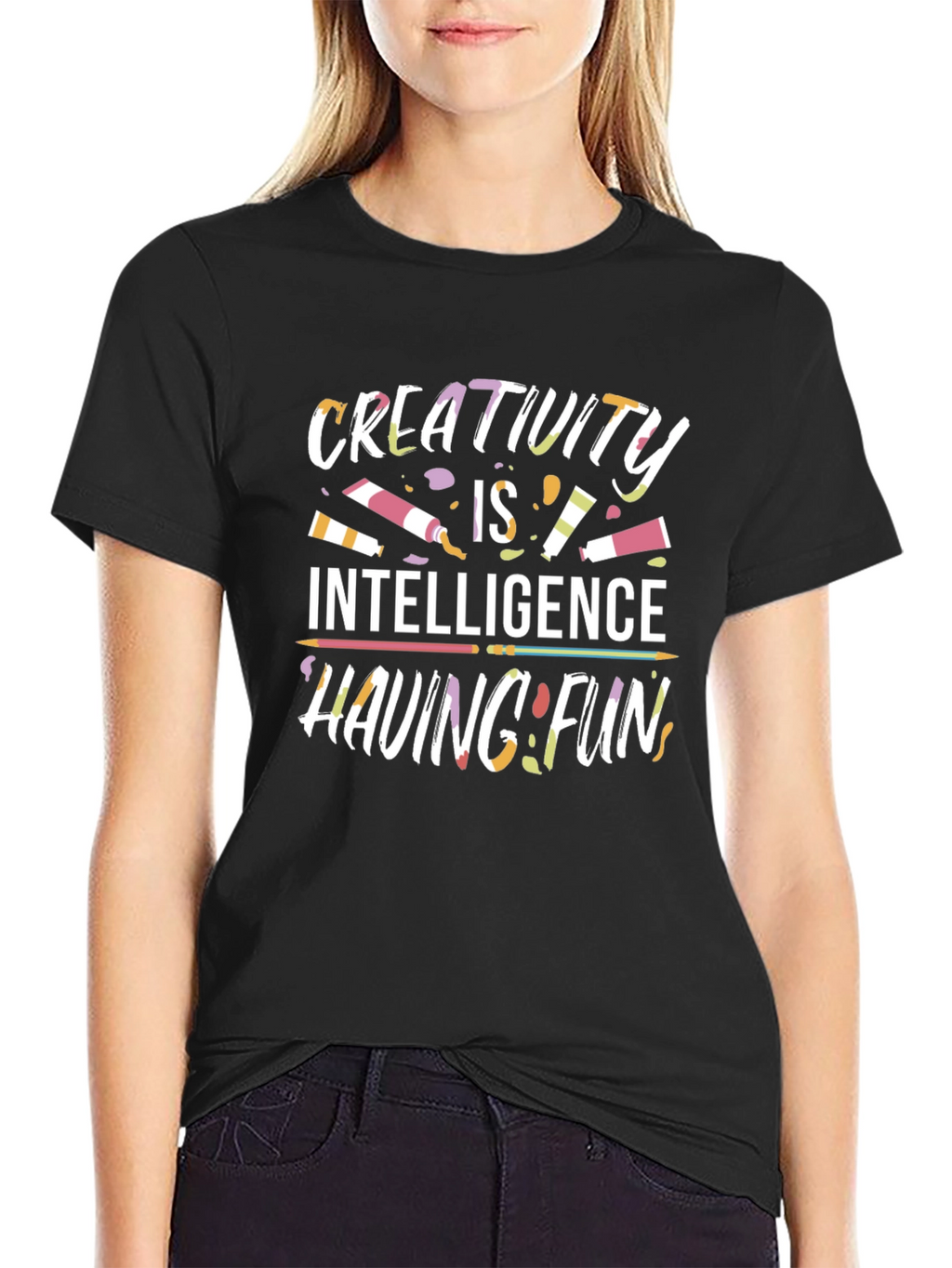 Creativity T-Shirt: Intelligence Having Fun Design