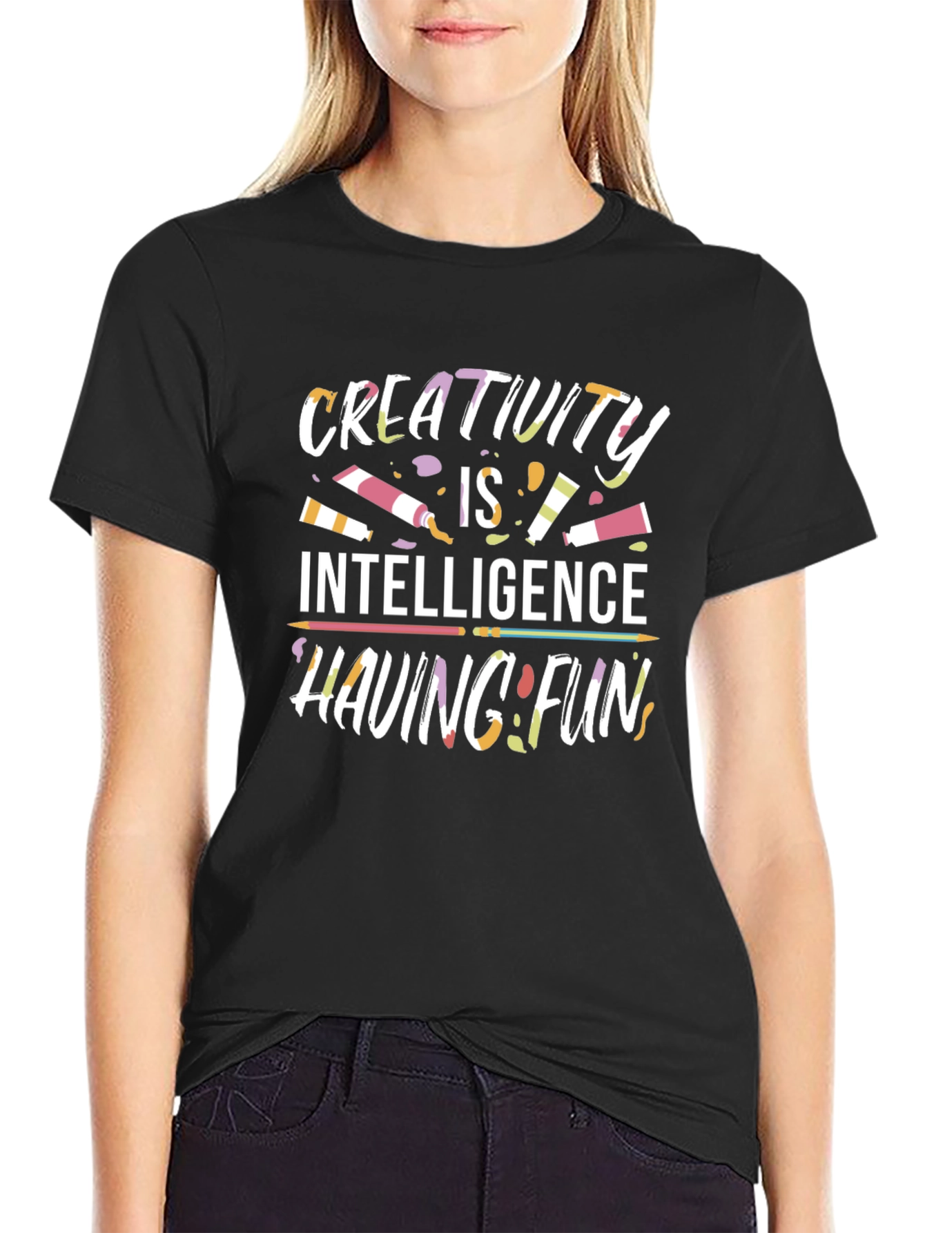 Creativity T-Shirt: Intelligence Having Fun Design