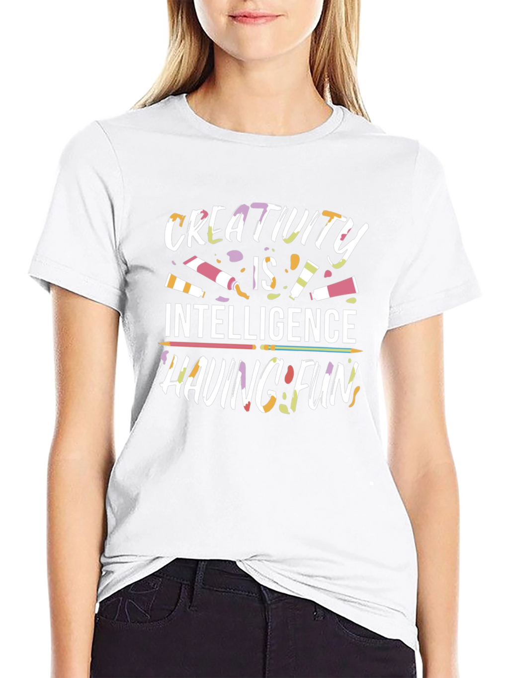 Creativity T-Shirt: Intelligence Having Fun Design