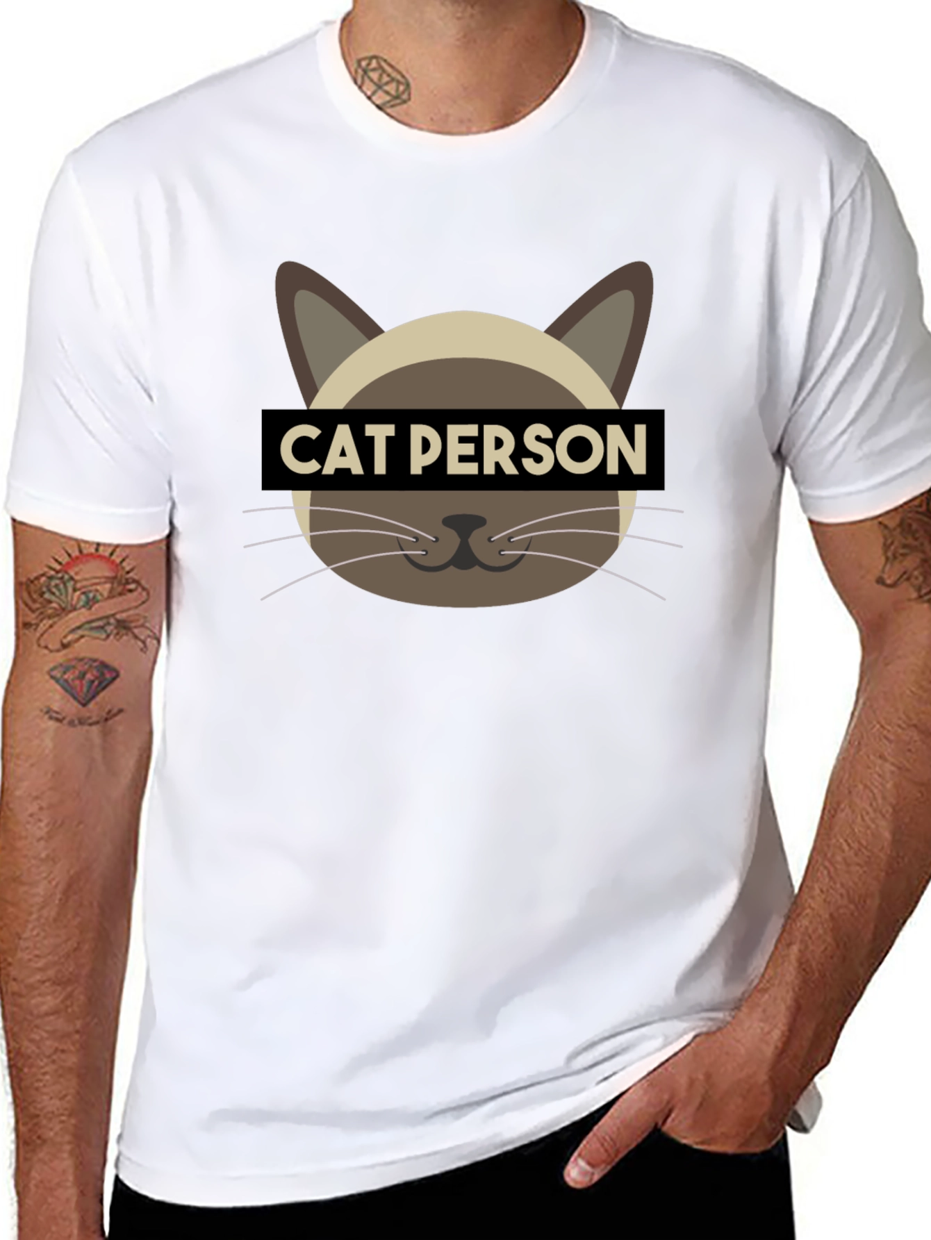 Cat Person T-Shirt -  Cute Cat Lover Tee