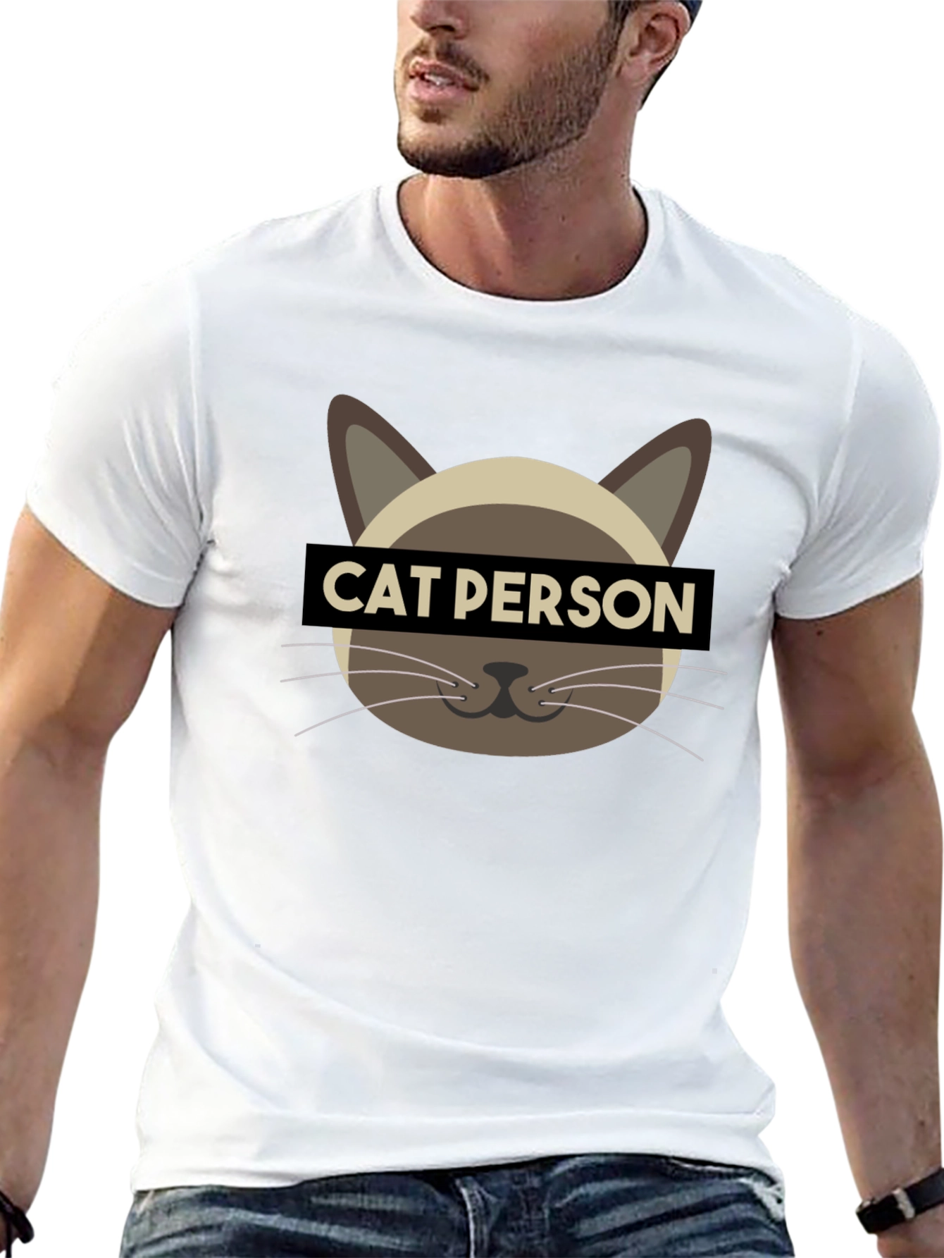 Cat Person T-Shirt -  Cute Cat Lover Tee
