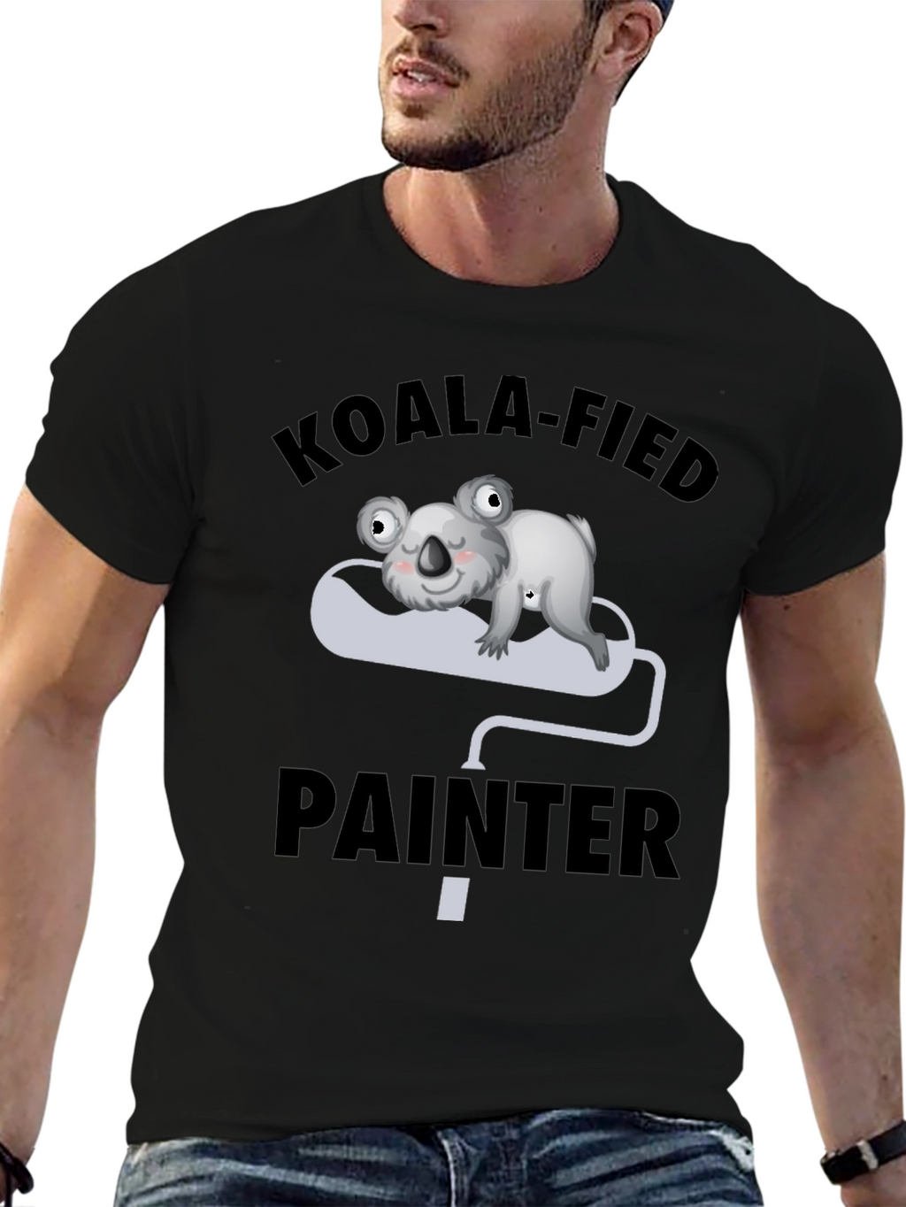 Koala-fied Painter Graphic Tee