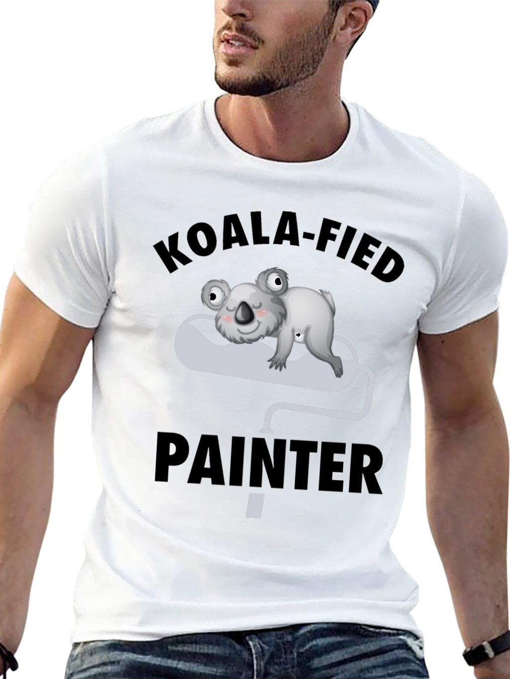 Koala-fied Painter Graphic Tee