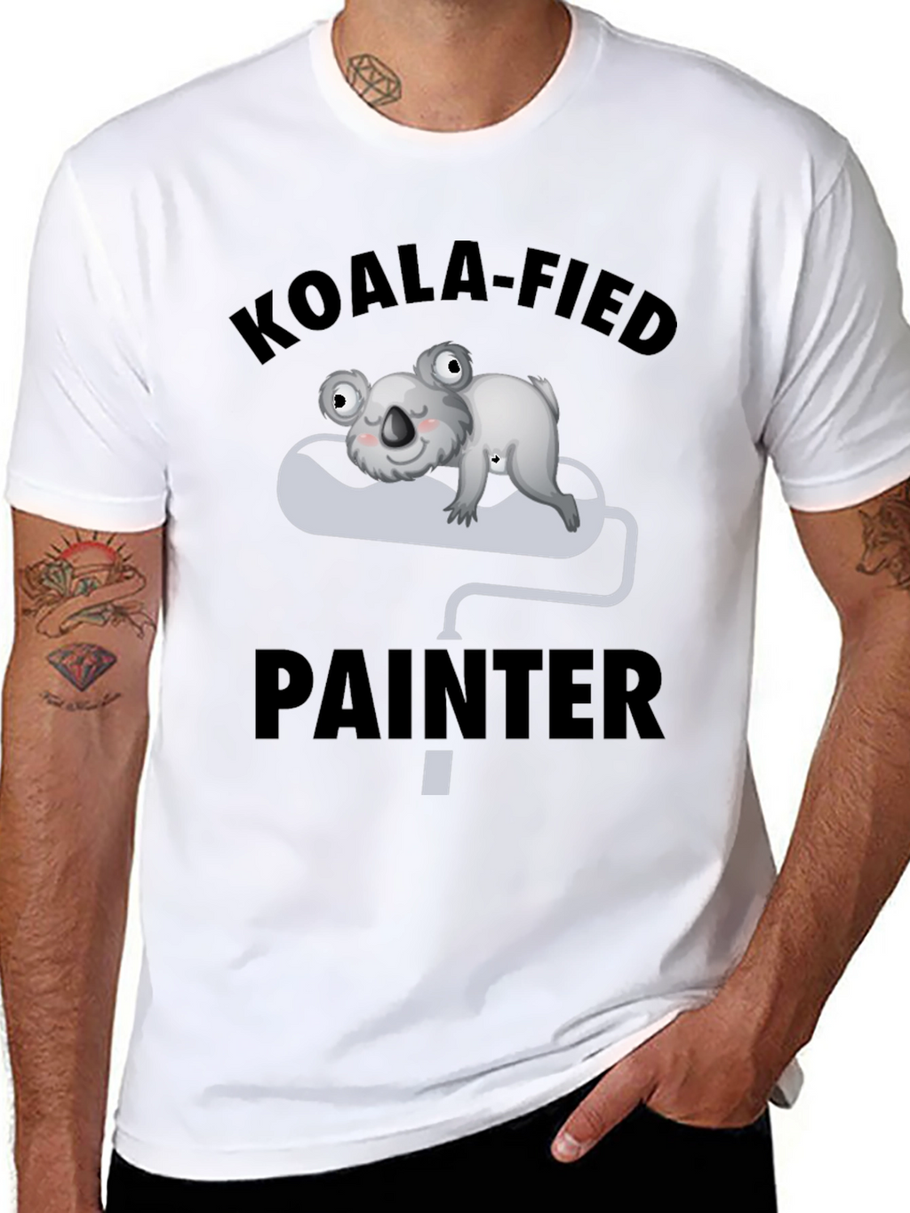 Koala-fied Painter Graphic Tee