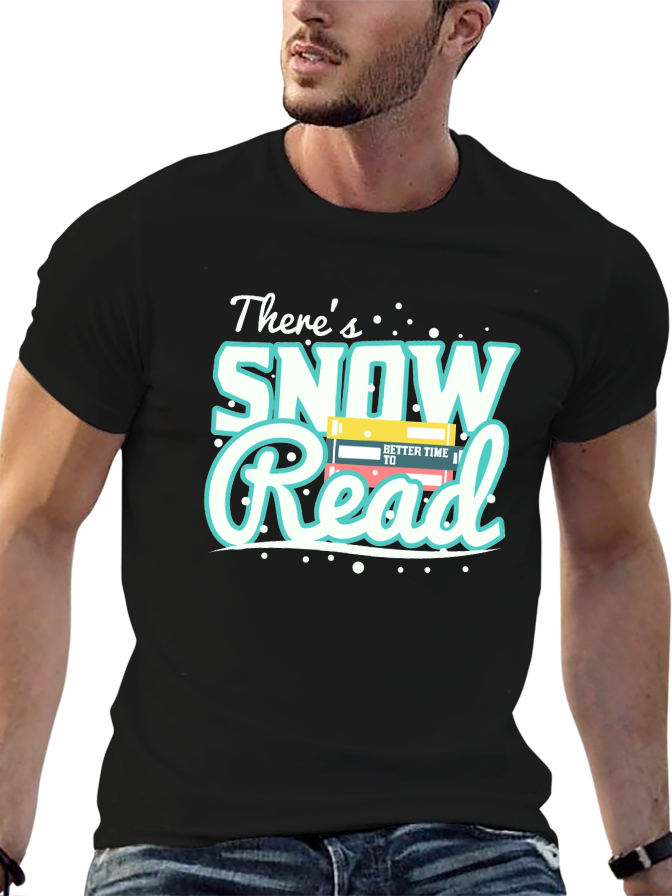 Snow Read T-Shirt - Winter Reading Apparel