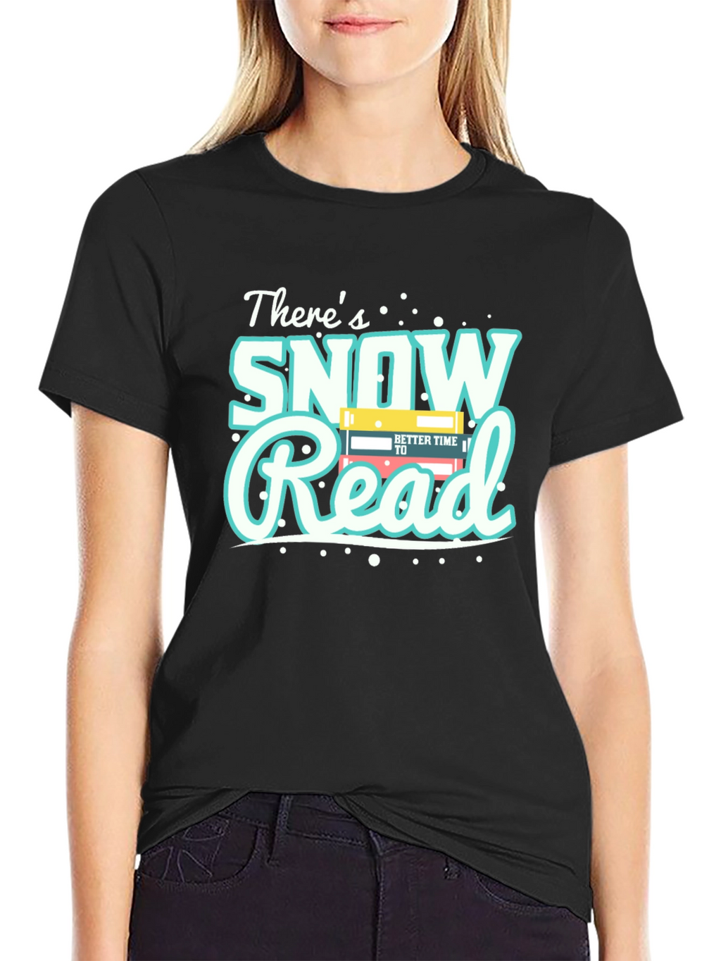 Snow Read T-Shirt - Winter Reading Apparel