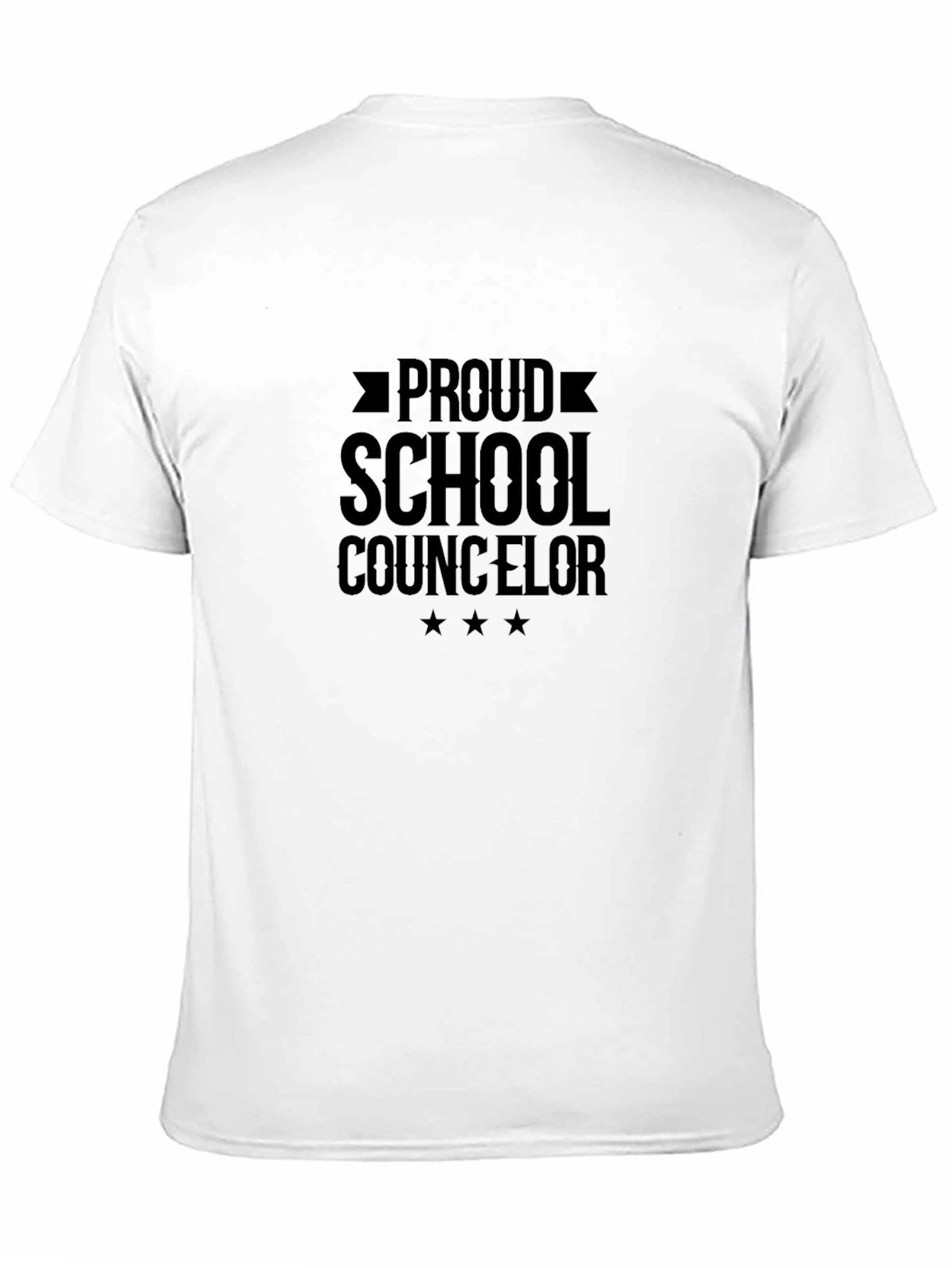 Proud School Counselor Black T-Shirt