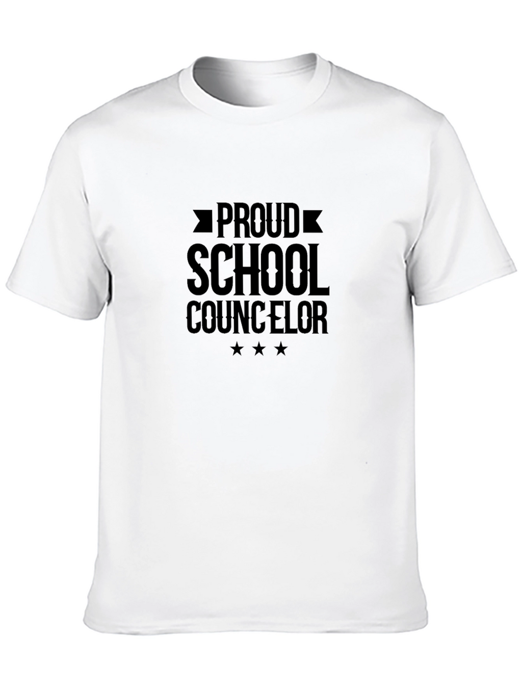 Proud School Counselor Black T-Shirt