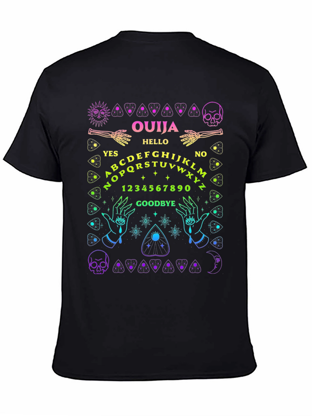 Ouija Board Graphic Tee - Mystical Design T-Shirt