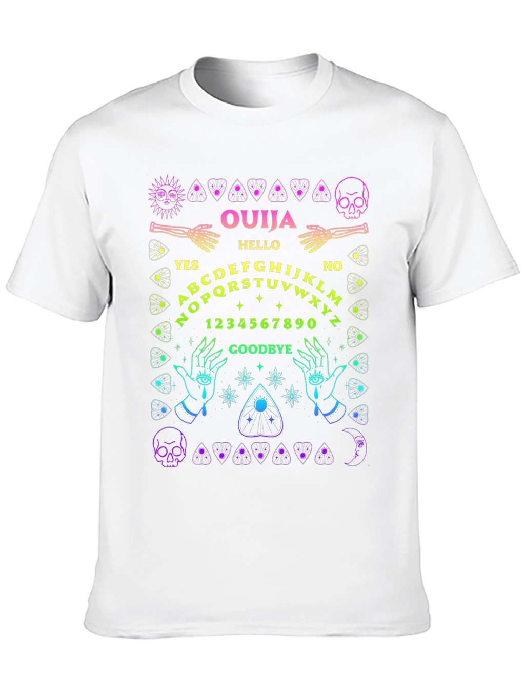 Ouija Board Graphic Tee - Mystical Design T-Shirt